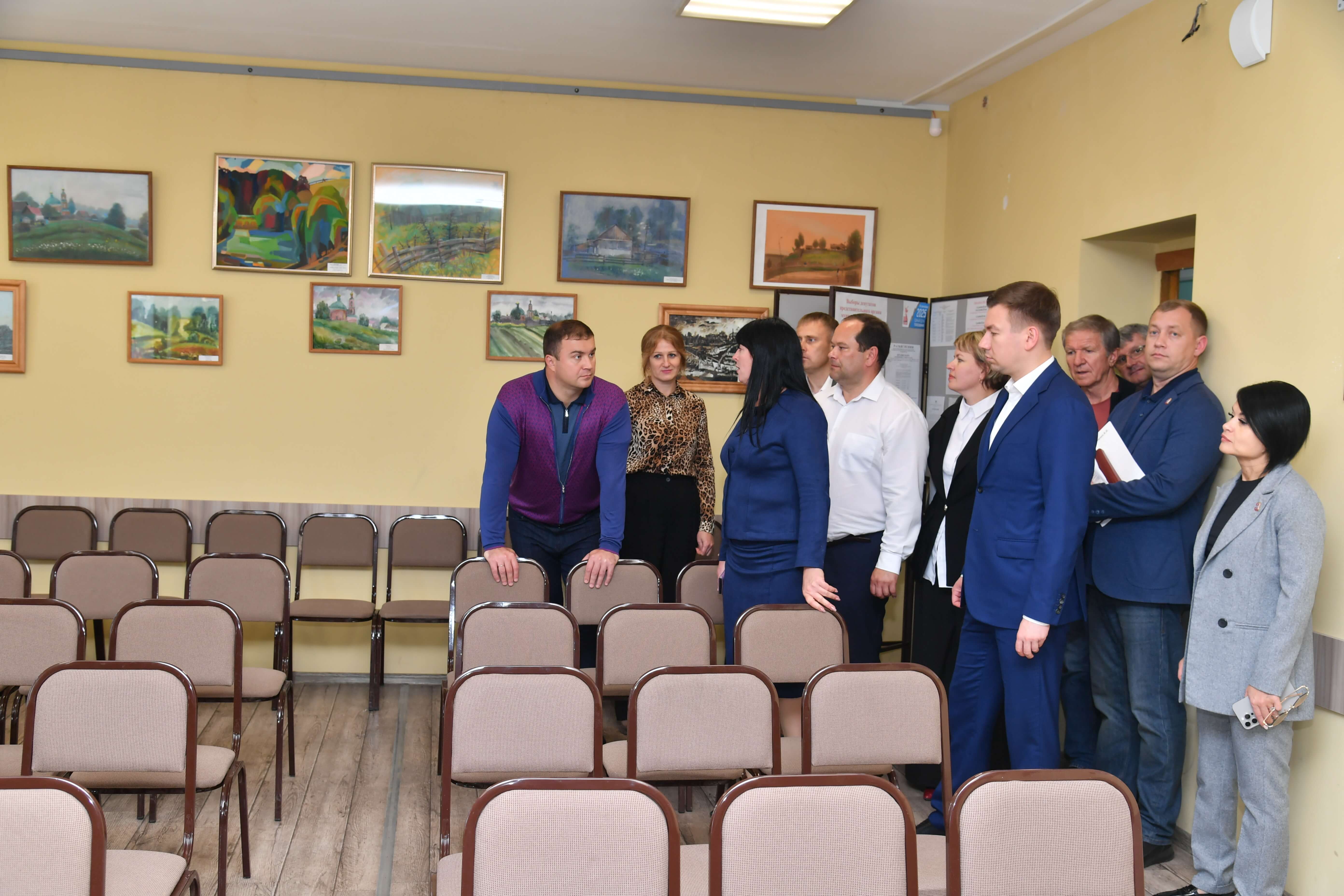 Визит губернатора в Седельниково.